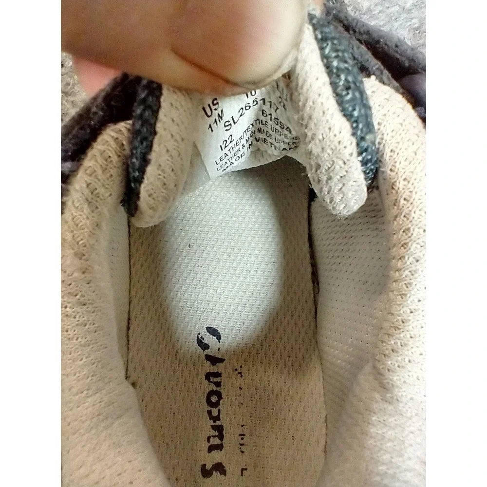 Saucony Jazz Lite 2.0 Kids Sneakers Charcoal Grey Silver‎ SL265117 Size 11M